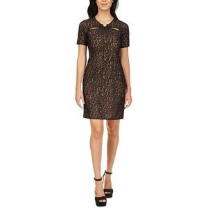 NWT Michael Kors lace over the knee dress Size Petite Medium